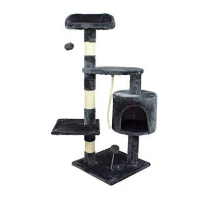 Afbeelding van Mobiclinic Silvestre Kattenmeubel Medium Krabpaal voor katten 3 hoogtes Max 10 kg kattenkrabpaal
