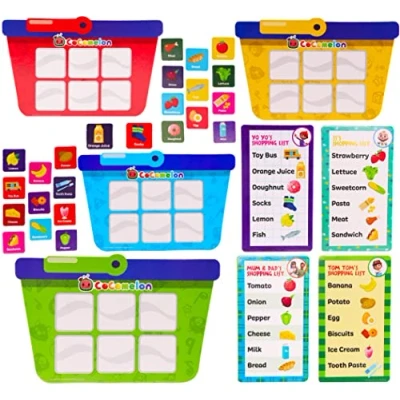Afbeelding van Toyland® Cocomelon Lets Go Shopping Picture Puzzelspel 4 puzzels Peuter Games Leeftijd 18 Maanden +