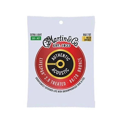Afbeelding van Martin MA170T Authentiek Akoestisch Levensduur 2.0 80/20 Brons Extra Licht (10 47)