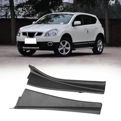 Afbeelding van DEMUR For Nissan Qashqai J10 2008 2015, Auto Voorruit Ruitenwisser Side Trim Cover Water Deflector Cowl Plaat Links Rechts Zijbekleding