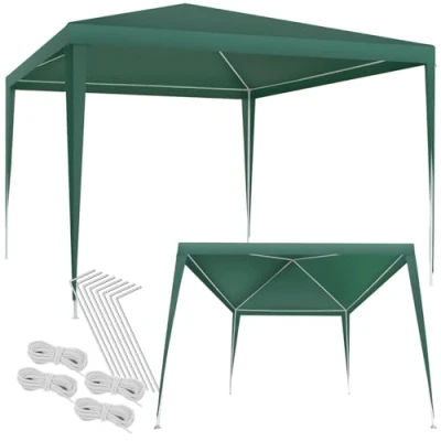 Afbeelding van tectake® Tuinpaviljoen Kara 3x3m groen