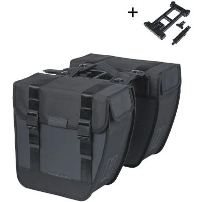 Afbeelding van Basil Tour Waterproof dubbele fietstas MIK, 28L, zwart