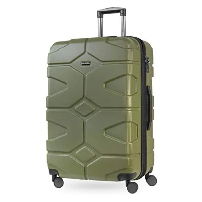 Afbeelding van HAUPTSTADTKOFFER X Kölln handbagage harde schaal, olijfgroen, 76 cm, Grote koffer