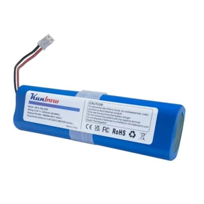 Afbeelding van Kunbow 3200 mAh Li ion accu, reserveaccu voor iLife Zaco V5s Pro, V5x, V4, V3s V8s, V50, V80, V85 Home Cleaner thuisrobot, vervanging 18650B4 4S1P AGX 2 accu (14,4 V/46,08 Wh)