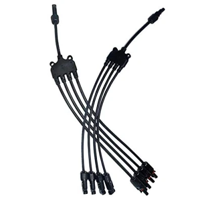Afbeelding van TRAMILY 4 Y Tak Type Zonnepaneel Kabel Koord Man Vrouw Connector Verlengkabel PV Draad Adapter