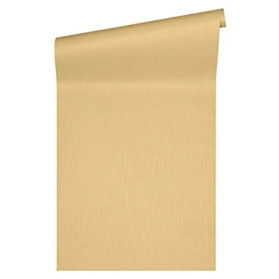 Afbeelding van UNI BEHANG Design geel metallic A.S. Création Versace 4