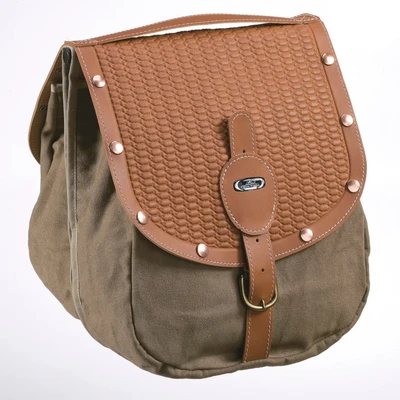 Afbeelding van Monte Grappa Dubbele tas 16,5L British m/klinknagels honey