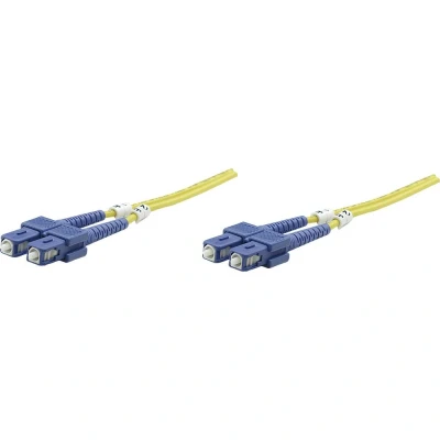 Afbeelding van Intellinet 470629 Glasvezel Optische vezel Aansluitkabel [1x SC stekker 1x stekker] 9/125 µ Singlemode OS2 3.00 m