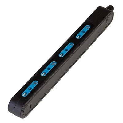 Afbeelding van POLY POOL PP2422.2X meervoudige stekkerdoos 3500 W 4 tweewaardige stopcontacten 10/16 A 2P+T Superslim 23 mm met oogjes voor wandbevestiging