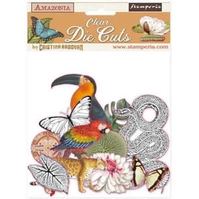 Afbeelding van Stamperia Amazonia Clear Die Cuts (DFLDCP03)