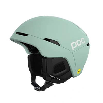 Afbeelding van POC Obex MIPS Lichte ski en snowboardhelm voor optimale bescherming op buiten de piste, Apophyllite Green Mat, XL XXL (59 62 cm)