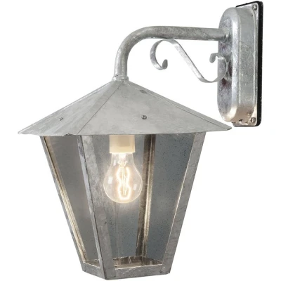 Afbeelding van Konstsmide Benu Down 435 320 Buitenlamp (wand) Spaarlamp, LED E27 100 W Staal