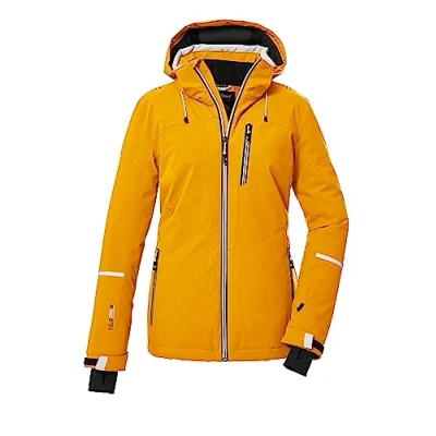 Afbeelding van killtec Dames SKI jack/functioneel jack met afritsbare capuchon en sneeuwvanger KSW 81 WMN JCKT, dark sun, 44, 39746 000