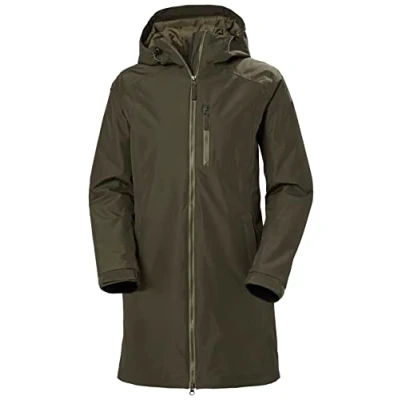 Afbeelding van Jas Helly Hansen Women Long Belfast Winter Jacket Utility Green S
