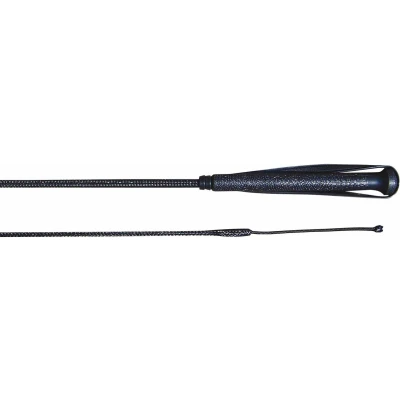 Afbeelding van Harry&#039;s Horse Dressuurzweep Rubber Handvat Zwart 110cm