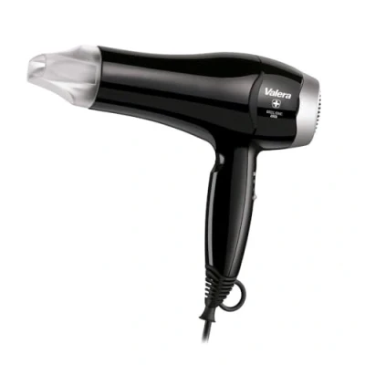 Afbeelding van Valera EXCEL 561.08/I Lichtgewicht ionen föhn 2000W Swiss made Zwart