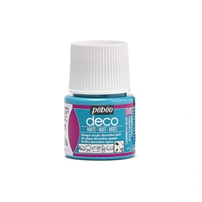 Afbeelding van Verf Caribisch blauw acryl mat 45 ml Pébéo