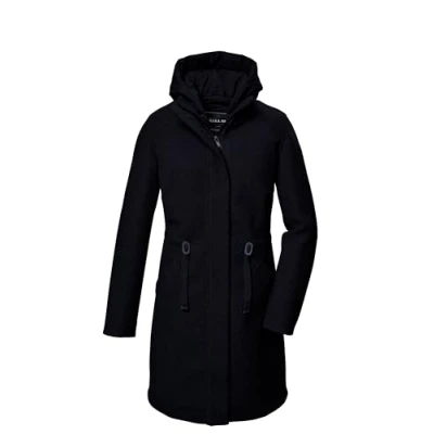 Afbeelding van G.I.G.A. DX Dames Fleece Parka/Jas met afneembare capuchon GW 46 WMN PRK, zwart, 36, 41988 000