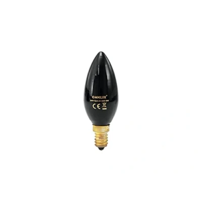 Afbeelding van Omnilux C35 230V/40W E 14 Blacklight Candle lamp