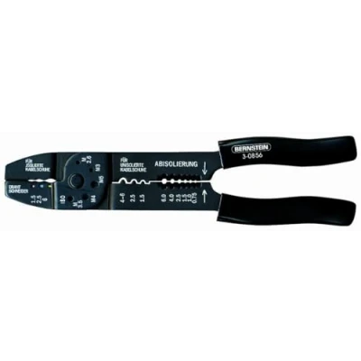Afbeelding van Bernstein Tools for Electronics Werkzeugfabrik 3 0856 Krimptang Geïsoleerde kabelschoenen, Ongeïsoleerde kabelschoenen 1.5 tot 6 mm²