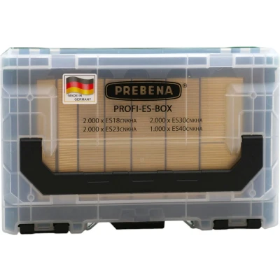 Afbeelding van Prebena PROFI ES BOX nieten type E 26 / 32 40 mm 7000 st. verzinkt staal gehard