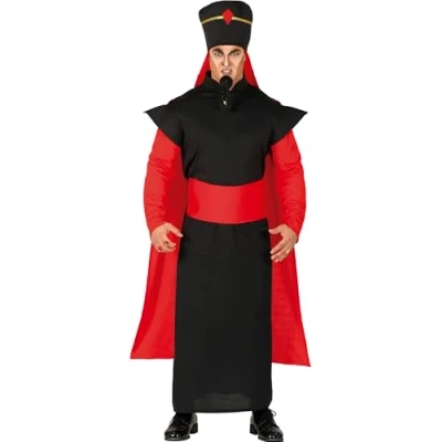 Afbeelding van Fiestas Guirca Kostuum Desert Villain (zwart rood) maat L
