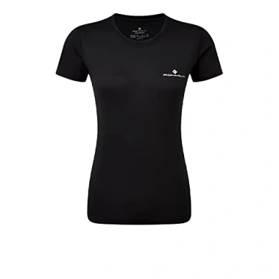 Afbeelding van Ronhill Core SS Tee Dames sportshirts zwart/wit Vrouwen XS