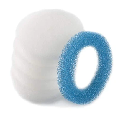 Afbeelding van LTWHOME Compatibele Filterschuim Grof en Filtervlies Wit Set Geschikt voor Eheim 2616320 Ecco Pro 130/200 / 300 Aquariumfilter (1 reek)