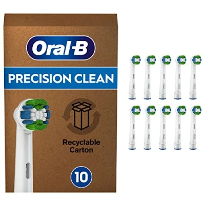 Afbeelding van Oral B Precision Clean Opzetborstels Met CleanMaximiser technologie, 10 Stuks, Van Brievenbusformaat