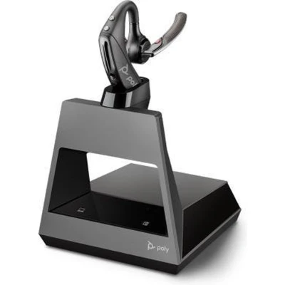 Afbeelding van POLY 5200 Office Headset Draadloos oorhaak, In ear Kantoor/callcenter Bluetooth Zwart
