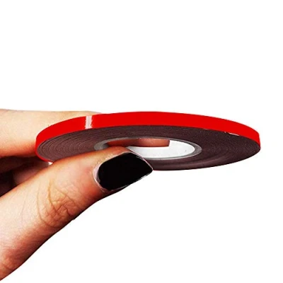Afbeelding van 4R Quattroerre.it 10453 Trim Strepen zelfklevende strips voor auto&#039;s, rood, 3 mm x 10 mt