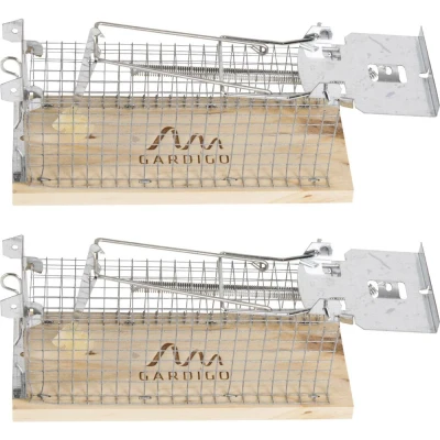 Afbeelding van Gardigo Muizenval Live 2 stuks I Traps voor Muizen Herbruikbare Trap Binnen Humane Muizenvallen