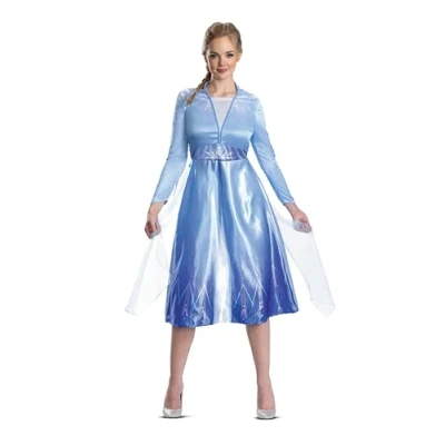 Afbeelding van DISGUISE 158419B EU Elsa Basic Plus Volwassen (Eu) Frozen Fancy Dress, Vrouwen, Multi, M