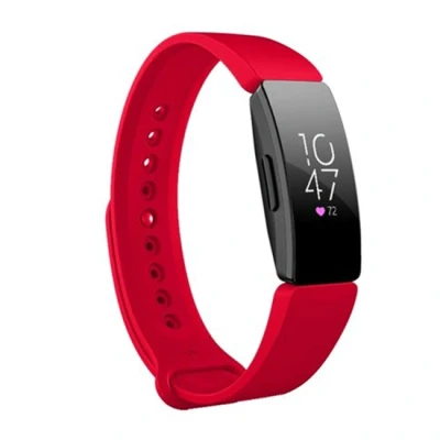 Afbeelding van Fitbit Inspire 1 / HR Ace 2 siliconen bandje Maat: Large Rood