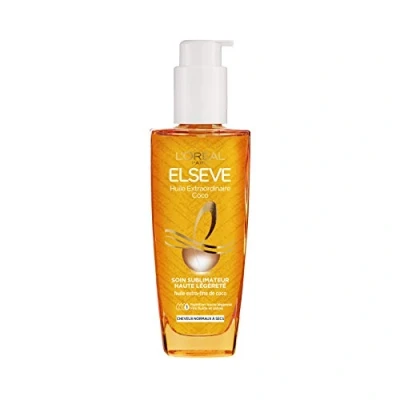 Afbeelding van Elsève Extraordinary Coco verzorging zonder uitspoelen, hoge voedingsstoffen, licht haar, normaal, 100 ml