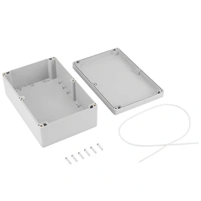 Afbeelding van 230 * 150 85 mm waterdichte kunststof behuizing projectbehuizing indoor outdoor elektrische bedrading DIY aansluitdoos, wit