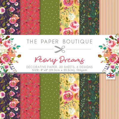 Afbeelding van The Paper Boutique Peony Dreams 8x8 Pad