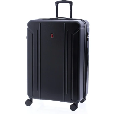 Afbeelding van Gladiator Tropical Grote Koffer Vast Cijferslot 77x51x31cm 105 / 117 Liter Expandable XL Reiskoffer met Wielen Valies Kofferslot Zwart