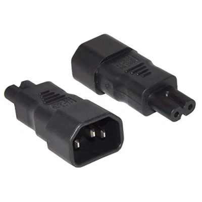 Afbeelding van IEC C13/C14 naar C7/C8 adapterkabel voor laptop