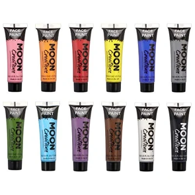 Afbeelding van Moon Creations Gezichts en lichaamsverf, 12 ml, verschillende kleuren