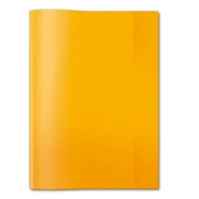 Afbeelding van 25x Herma Schriftfolie PP A4 transparant/oranje