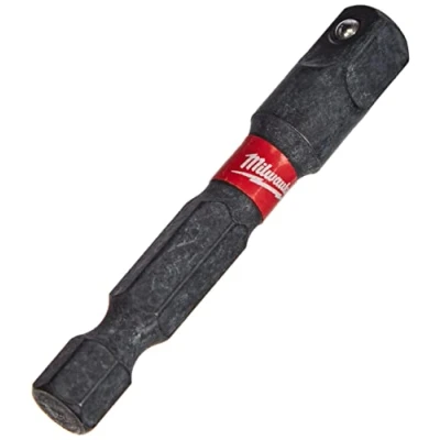 Afbeelding van Milwaukee 48325030 dopsleutel inzetstuk, Shockwave, zeskant op 1/4&quot; vierkant, wit