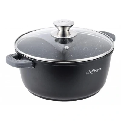 Afbeelding van Cheffinger Braadpan 9,3 Liter 32 Cm Gietaluminium