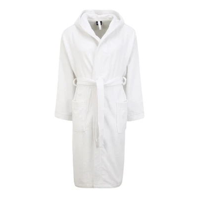 Afbeelding van Ceceba heren badjas badstof met capuchon wit Maat: M