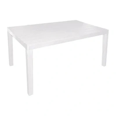 Afbeelding van Tuintafel Sumatra Wit 78x138 cm Buitengewoon de Boet