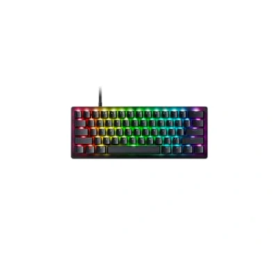 Afbeelding van Razer Huntsman V3 Pro Mini 60% analoog, optisch toetsenbord voor e sports (Digitaal multifunctioneel stuurwiel en speciale bedieningsknoppen, Tweelaags getextureerde PBT toetsen) SE Layout Zwart