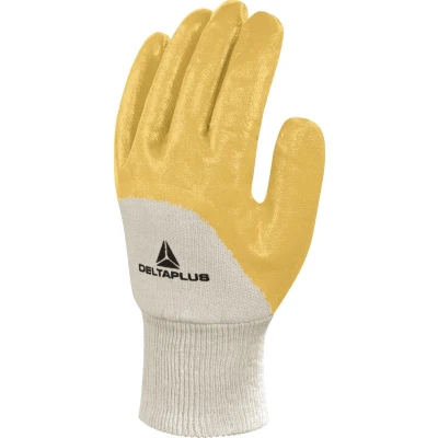Afbeelding van Delta Plus Handschoen Nitril Geel maat 9