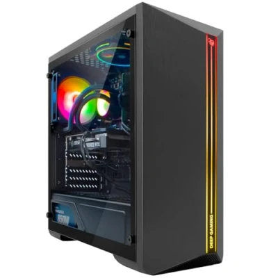 Afbeelding van PC Gaming DeepGaming Venom Gamer Intel Core i9 11900F Nvidia GTX1650 4GB 1TB SSD NVMe + 2TB HDD, 32GB DDR4 RAM 3200MHz, Windows 11 vooraf geïnstalleerd, Desktop Full