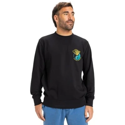 Afbeelding van Quiksilver Graphic MIX CREW Sweater, Maat: XL, Black