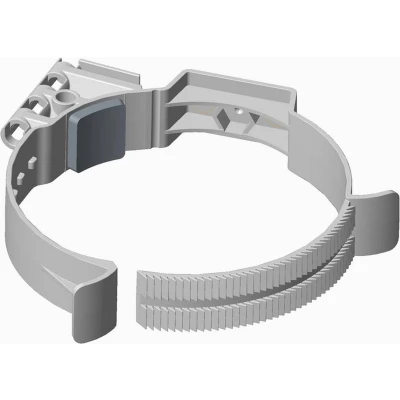 Afbeelding van Ubbink buisbeugel PP Ø 100 131 mm wit